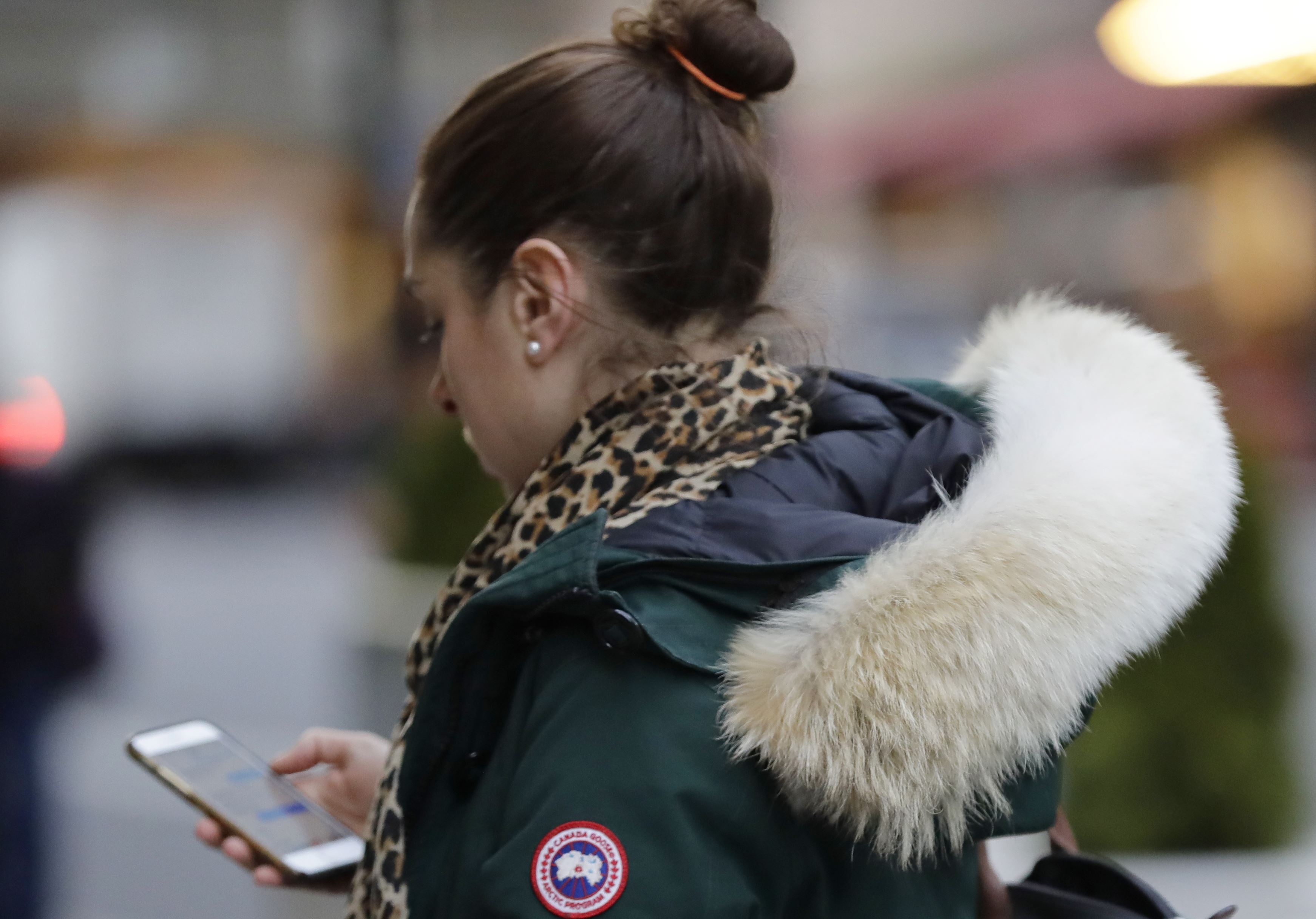 canada goose reclaimed fur