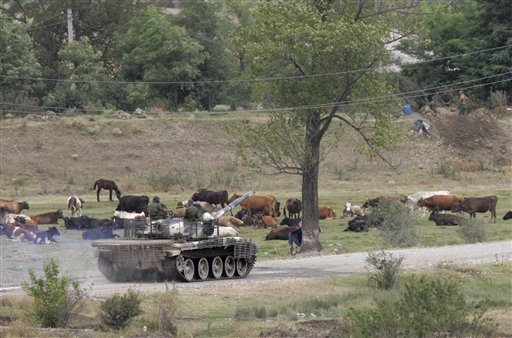 Russian Troops Leave Gori