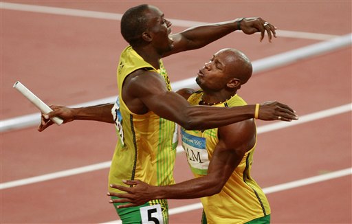 Bolt Claims 3rd Gold, Record