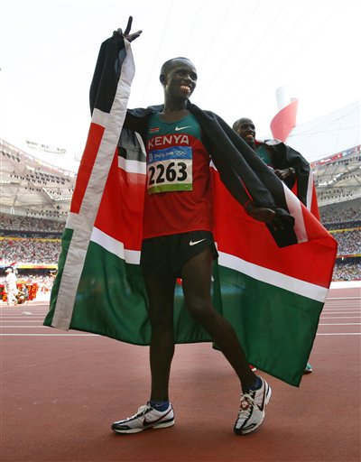 Wanjiru 1st Kenyan to Win Olympic Men's Marathon