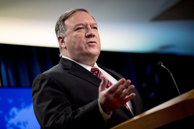 Pompeo Controversy Involves Dog Walking, Dry Cleaning