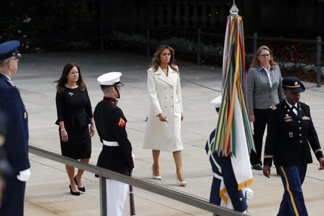 Trump Lays Memorial Day Wreath at Arlington