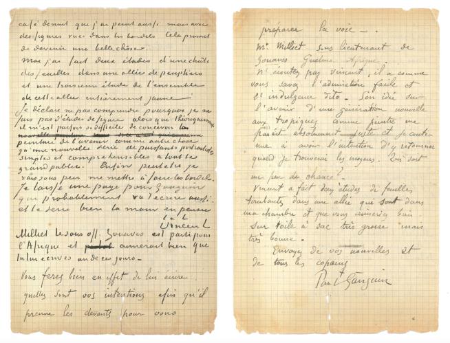In $238K Letter, Van Gogh, Gauguin Talk Brothel Visits