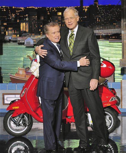 At the Top Were Carson and Philbin, Letterman Says