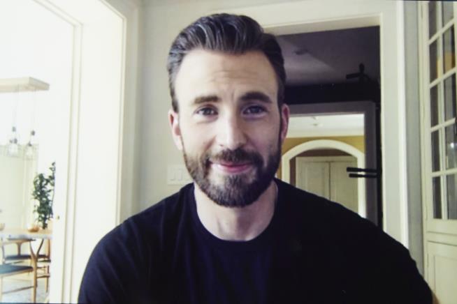 Chris Evans Reacts to Accidental Nude Selfie