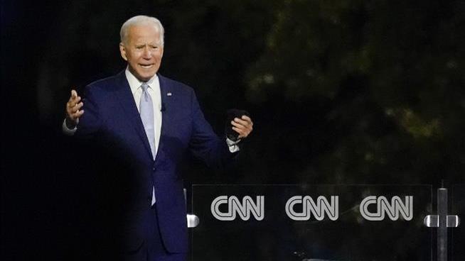 Biden Holds First-Ever Drive-in Town Hall