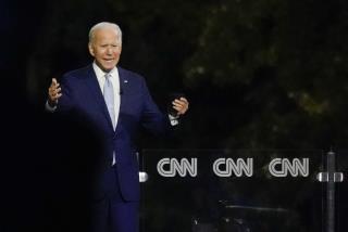 Biden Holds First-Ever Drive-in Town Hall