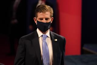 Eric Trump Takes Questions in Investigation