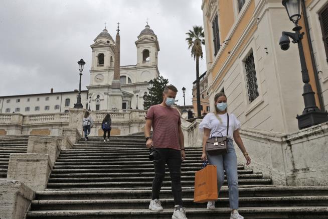 Italy Introduces Outdoor Mask Mandate
