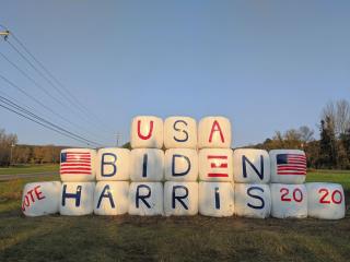 Torched Biden Display Replaced With Unity Message