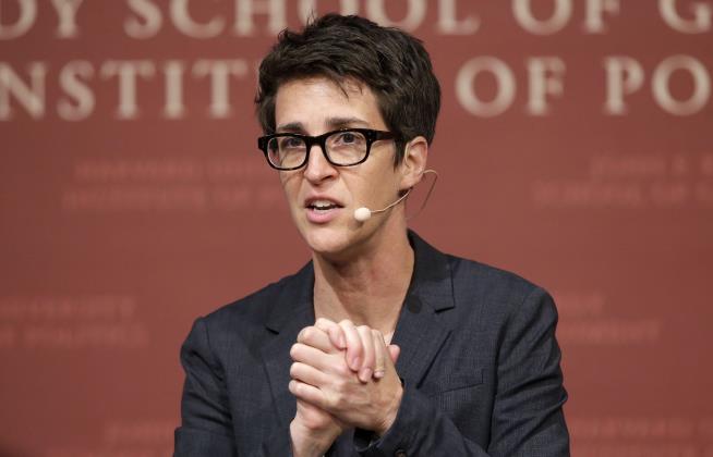 Maddow to Quarantine After 'Close Contact' Gets COVID