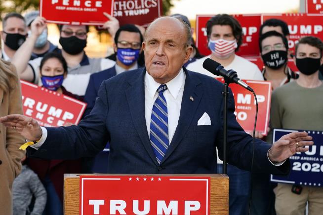 As Trump's Legal Fight Stalls, Giuliani Takes Over