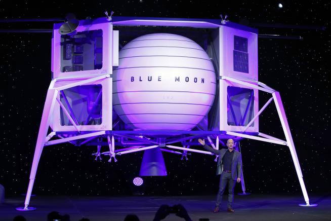 Bezos Vows to Put a Woman on the Moon