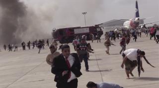 This Was the Deadly Scene at a Yemen Airport Today