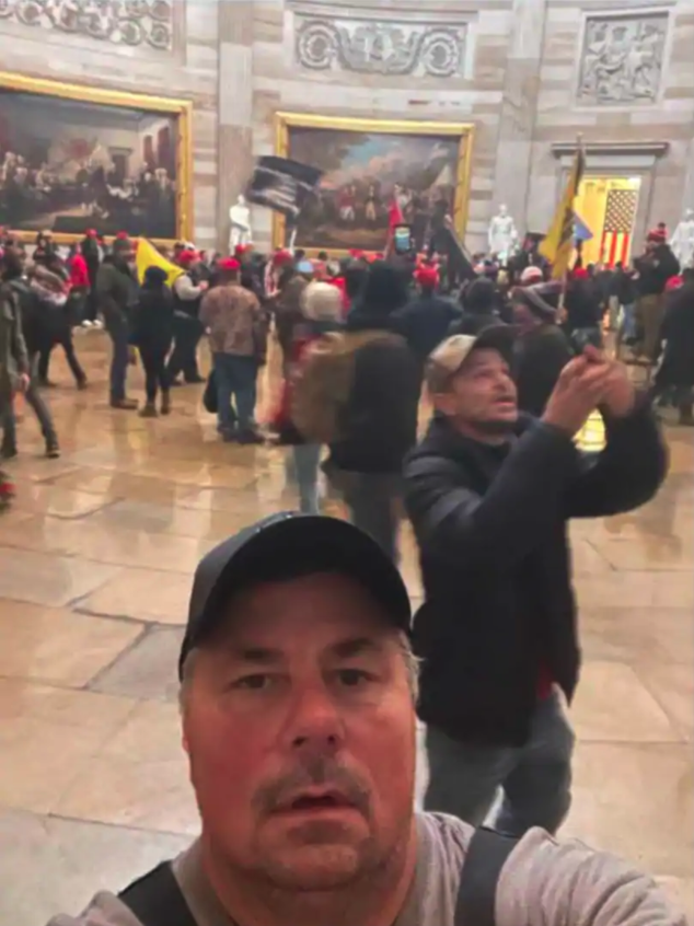 Alleged Capitol Rioter Sent Selfie to Federal Agent