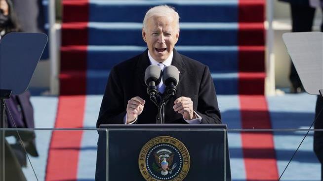 President Biden Gives His First Speech