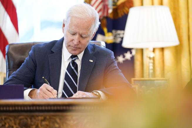 Biden Signature Gets Ball Rolling on Relief Checks