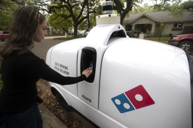 Domino's Offers Pizza Delivery by Robot