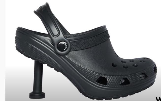 Balenciaga, Crocs Team Up to Make Uncomfortable Shoes