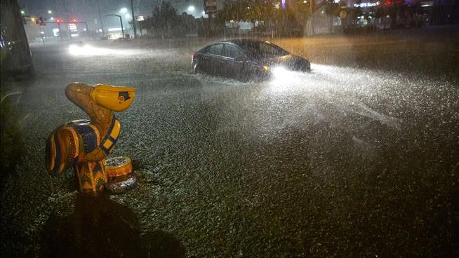 Tropical Storm Claudette Dumps Rain on Gulf Coast