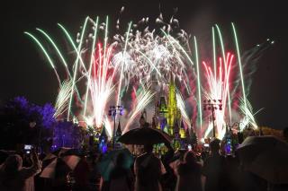Disney Brings Back Fireworks, but Changes Greeting