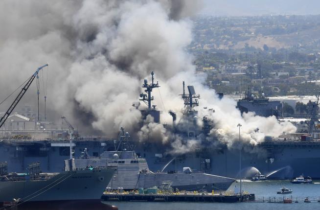 Navy: Sailor Started Fire That Destroyed Warship