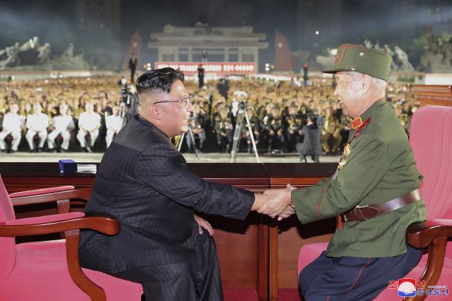 Kim Jong Un Seen With Weird Spot on Head