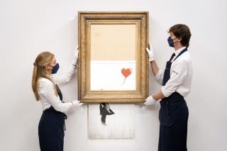 Back at Auction, Shredded Banksy Won't Come Cheap