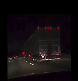Man on I-40 May Have Been Playing 'Stowaway Game'