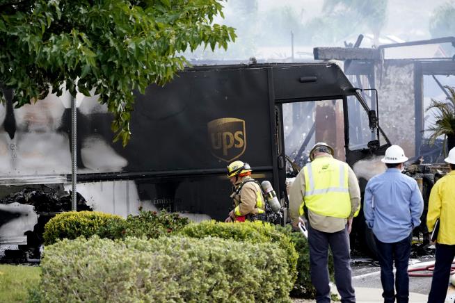 Plane Careens Into California Neighborhood, Kills UPS Driver