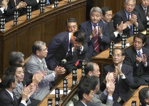 Aso Becomes Japan PM, But Election Looms