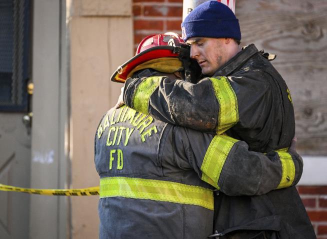 3 Firefighters Killed Battling Baltimore Blaze