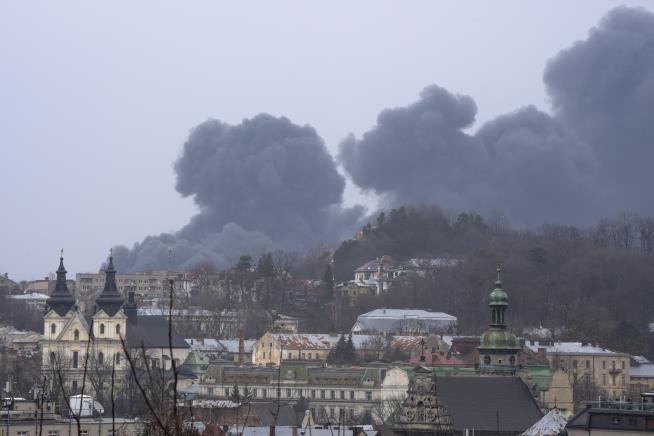 Strikes Hit Lviv, Where Ukrainians Felt Safer