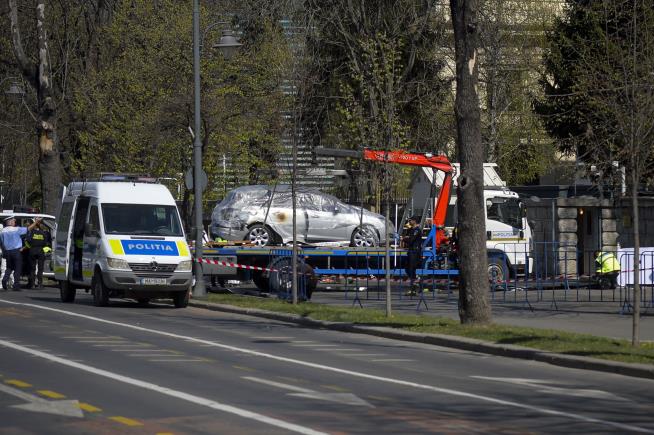 Man Crashes Car Into Russian Embassy—Fatally