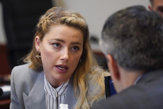 Amber Heard's Arguments Interrupted by 'Amber Alert'