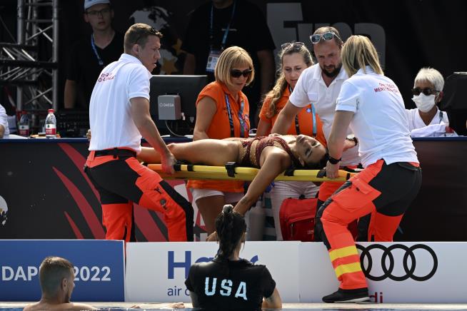 US Swimmer Sinks in 'Big Scare' at World Championships