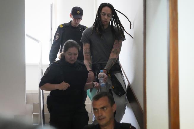 Handcuffed Brittney Griner Appears in Russian Court