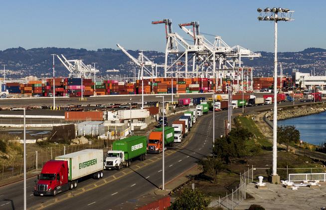Trucker Protest Shuts Down One of America's Busiest Ports
