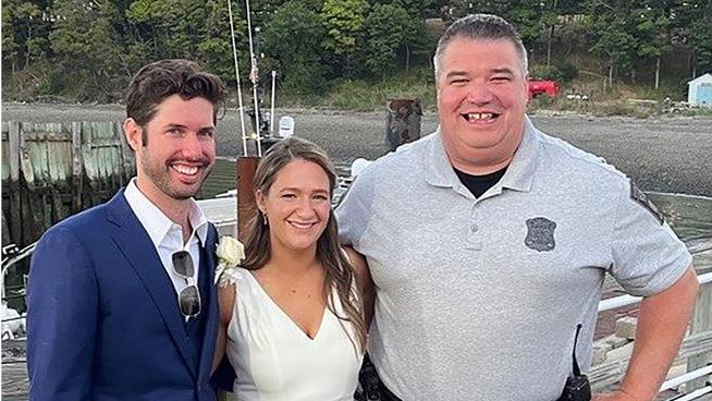 Boston Harbor Cop's Strange Rescue: a Wedding