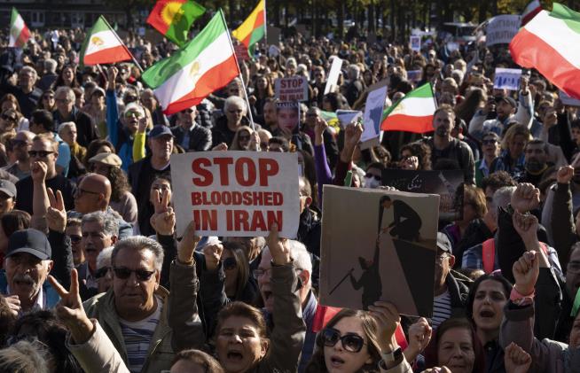 Protesters Answer Iran's President