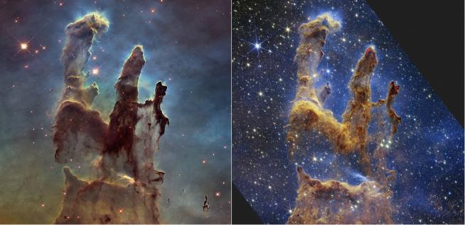 Webb Telescope Takes Stunning Images of 'Pillars of Creation'