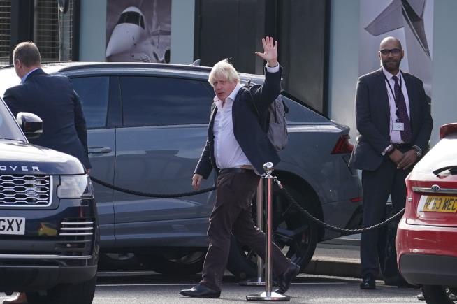 Boris Johnson Returns to London During PM Hunt