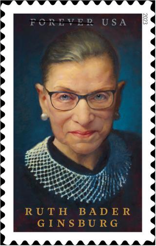 Postal Service Provides Preview of Ginsburg Stamp