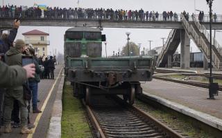 Rail System, and Its People, Help Pull Ukraine Through