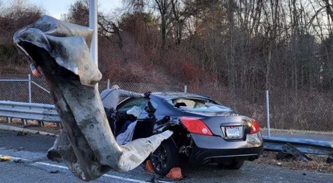 Somehow, a Driver Survived This Crash