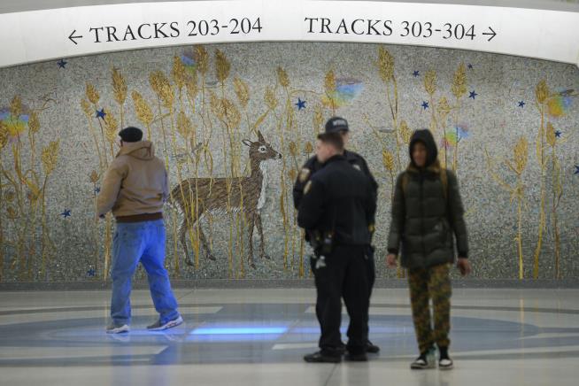 Someone Etched a Typo Into Wall of New NYC Terminal