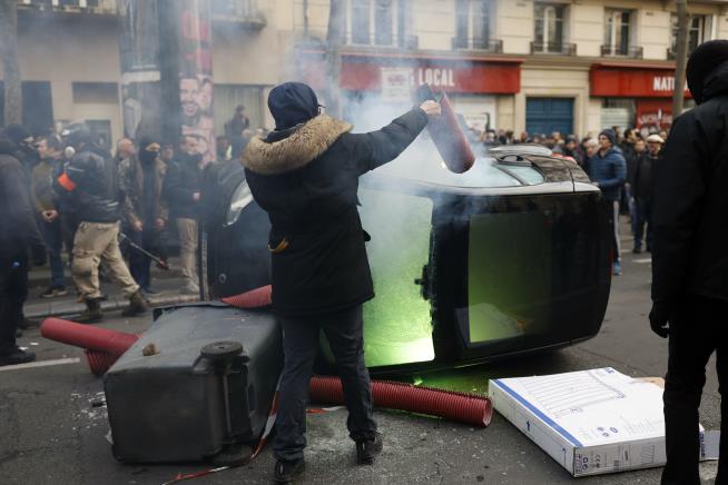 Protests Against Pension Changes Grow in France