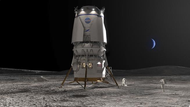 Bezos' Blue Origin Gets $3.4B NASA Contract to Build Moon Lander