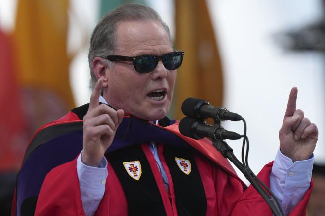 CEO Gets Heckled Through Commencement Speech