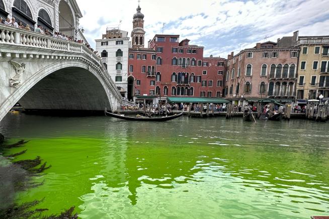 Famous Venice Canal Didn't Look Too Well This Weekend